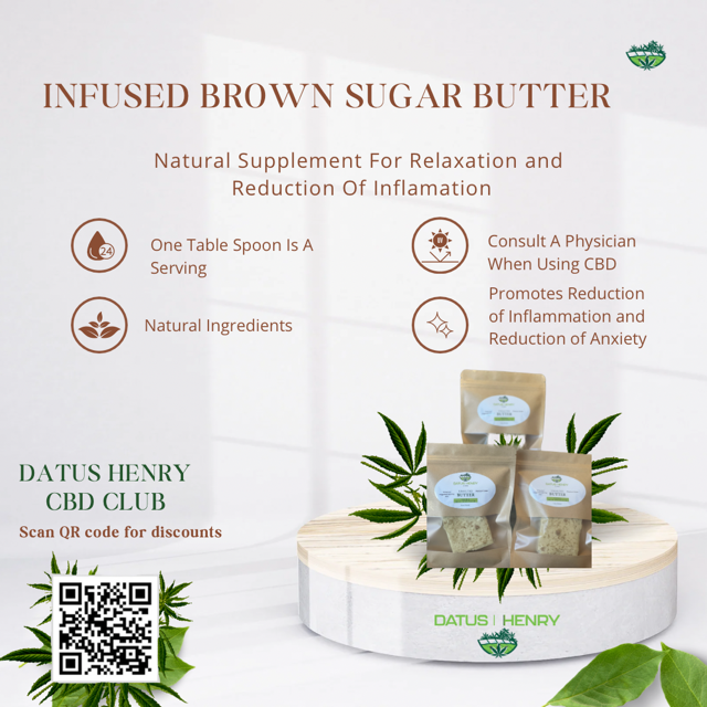 500mg Brown Sugar Butter <br> 12 units in single case